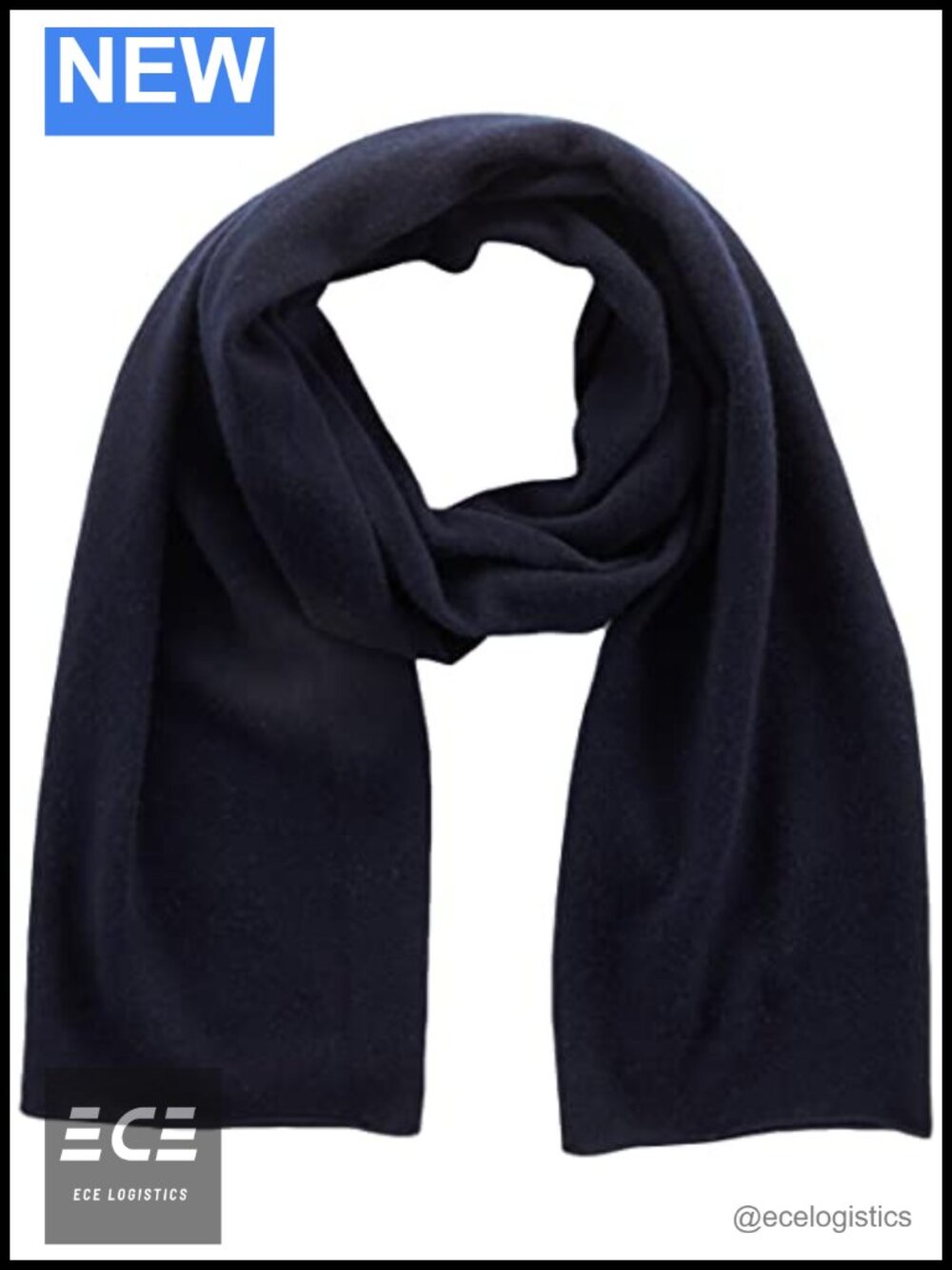 Boiled Cashmere Clean Edge Knit Scarf